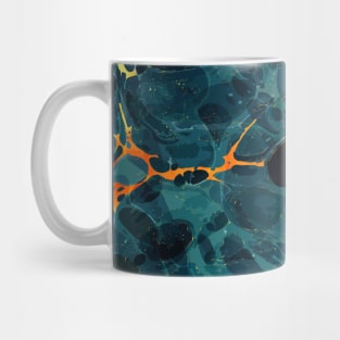 Abstract Marbling Pattern Mug